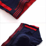 Men's Slim-Fit Cotton Trunks - Low Rise & Lifting Support
