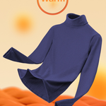 Men's Mid-high Collar Warm Cold-proof Long-sleeved Bottoming Shirt