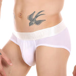 2 Pack Men's Sexy U-Pouch Mesh Briefs – Breathable Comfort & Support