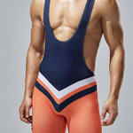 Men’s Fitness Swimming Wrestling Singlet Bodysuit