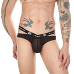 3 Pack Men's Sexy Ice Silk Mesh Breathable Erotic Thong & Strings
