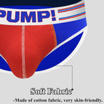 Men's Spliced Color Support Pouch Briefs