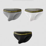 3 Packs of Men's Breathable Sports Ice Silk Seamless Briefs