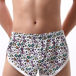 2 Pack Men's Trendy Printed Loose-Fit Moisture-Wicking Boxer Briefs