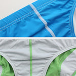 3 Pack Men's Color Block Low-Rise U-Pouch High-Stretch & Comfortable Briefs