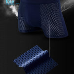 4 Pack Men’s Breathable Mesh Trunks with Antibacterial Fabric