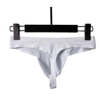 3 Pack Men's Sexy Low-Rise Seamless with Support Pouch Thongs