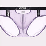 Men's Low Waist Narrow Waist Ice Silk Breathable Convex Pocket Briefs