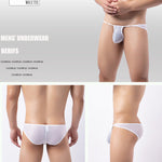 3 Pack Men's Stay-Cool  Day-Long Comfort Supportive U-Pouch Soft Bikini