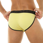 3 Pack Men's Large Pouch Button Waistband Briefs