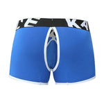 2 Pack Men's Sexy Modal Trunks with Open Front & Back and Removable Pouch
