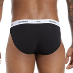 3 Pack Men's Sporty Comfy Waistband Briefs
