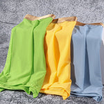 3 Pack Men's Ice Silk Mesh Solid Color Seamless Comfort Boxer Briefs