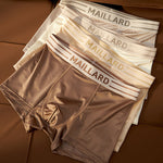 3 Pack Men's Ice Silk Antibacterial Odor-Control Trunks
