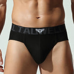 2 Pack Men's Ultra-Soft Cotton Mid-Rise Sporty Cut Seamless Comfort Bikini