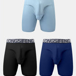2 Pack Men's Anti-Chafing Soft Cotton Front Opening & Separate Pouch Midway Briefs
