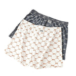 3 Pack Men's Breathable Cotton Stylish Prints Comfortable Home Shorts