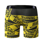 4 Pack Men's Digital Print Comfortable & Breathable Stretch Fit Boxer Briefs
