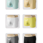 3 Pack Men's Stay-Put Fit Stretch Fabric Seamless Comfort Trunks