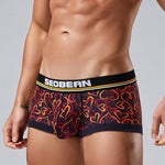 2 Pack Men's Odor-Control Breathable Printed Trunks