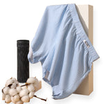 4 Pack Men's Pure Cotton Loose-Fit Antibacterial Home Sleep Boxer Shorts