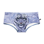 Men's Low-Rise Stylish Animal Print Swim Briefs