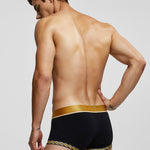 2 Pack Men's U-Pouch Solid Cotton Trunks