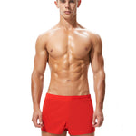 Men's Casual Athletic Shorts with Zipper Pockets and Lining