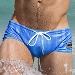 Men’s Fashionable Flash Swim Fitness Trunks