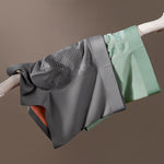 3 Pack Men's Seamless Breathable Trunks with 7A Antibacterial Mulberry Silk Lining