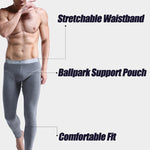 V-Neck Thermal Underwear With Fleece Lined