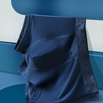 4 Pack Men's Solid Color Separation Pouch Style Separated Breathable Rayon Trunks