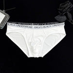 2 Pack Men's Trendy Seamless Waistband Ultra-Soft Fabric Stay-Put Fit Briefs
