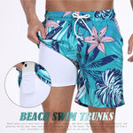 Men's Moisture-Wicking Cooling Airflow Fashion Vacation Board Shorts