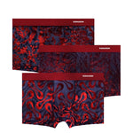 3 Pack Men's Powerful Antibacterial Mesh Cooling & Festive Colors Trunks