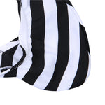 3 Pack Men's Zebra Stripe Glitter Sexy Low-Rise Support Large Pouch Strings