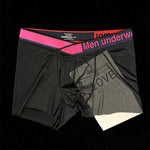 Men's Quick-Dry Semi-Sheer Lightweight Ice Silk Trunks