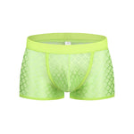 2 Pack Men's Sexy Transparent Mesh Trunks