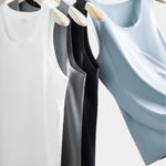 Men's Seamless Sports Fitness Vest Sleeveless Tank Top