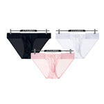 3 Pack Sexy Sheer Low-Rise Men's Bikini