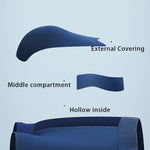 4 Pack Men's Solid Color Separation Pouch Style Separated Breathable Rayon Trunks