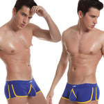 2 Pack Men's Ultra-Soft Modal Low-Rise Comfy Waistband Odor-Control Trunks