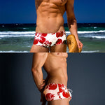 Men's Lightweight Low-Rise Bold Prints Swim Briefs & Trunks