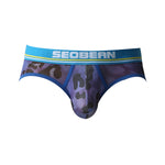 2 Pack Men's Leopard print Sexy Anti-Chafing Comfy Waistband Sporty Cut Bikini