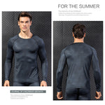 Men's Moisture-Wicking Lining No-Roll Waistband Full Coverage Activewear Tops & Tights