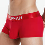 3 Pack Men's  Ice Silk Solid Color Breathable Antibacterial Trunks