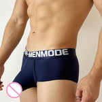 3 Pack Men's Breathable Mesh Trunks with Sexy Bulge Pouch