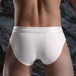 3 Pack Men's Soft Cotton Blend Waffle Briefs with Separate Pouch and High-Leg Cut
