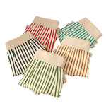 4 Pack Men's Striped Pure Cotton Breathable Loose-Fit Comfortable Trunks