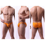 2 Pack Men's Solid Sexy Low-Rise Briefs